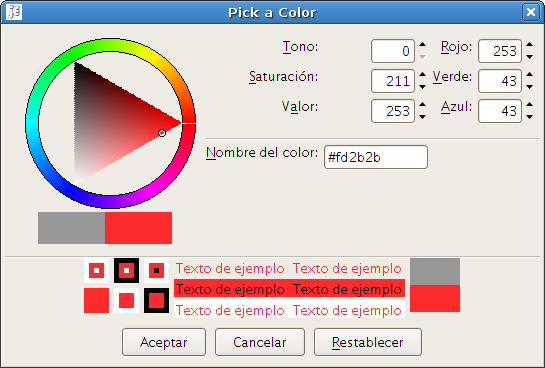 Image 12: Pantallazo-Escoger Color-JDK