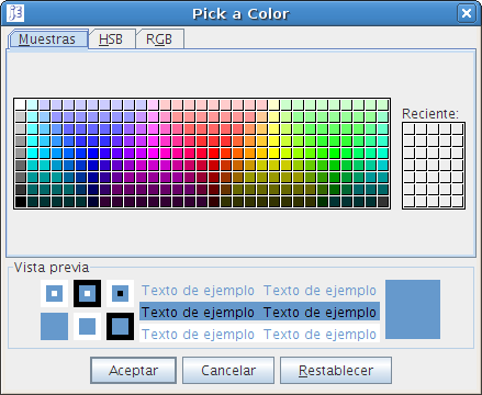 Image 13: Pantallazo-Escoger Color-Swing-Metal